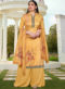 Wonderful Orange Cotton Silk Designer Party Wear Palazzo Salwar Kameez