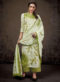 Off White Crepe Silk Casual Wear Printed Salwar Kameez
