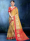 Multi Cotton Silk Zari Weaving Wedding Saree