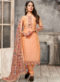 Charming Pink Chanderi Silk Thread  And Sequence Work Designer Salwar Suit