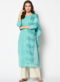 Lavish Dark Blue Khadi Cotton Casual Wear Printed Salwar Suit