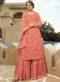 Elegant Aqua Net Embroidered Work Wedding Wear Designer Anarkali Suit