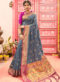 Designer Pink Classic Wear Art Silk Saree