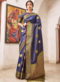Green Cotton Zari Weaving Designer Saree
