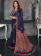 Stunning Musterd Designer Chiffon Casual Wear Printed Saree