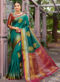 Wonderful Pink Banarasi Silk Zari Weaving Wedding Saree