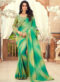 Rama Shaded Chiffon Digital Print Party Wear Designer Saree