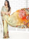 Multicolor Georgette Digital Printed Casual Wear Saree