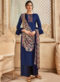 Light Purple Silk Embroidered Work Designer Churidar Salwar Suit
