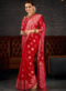 Yellow Silk Zari Weaving Wedding Wear Designer Saree