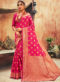 Beautiful Green Silk Zari Weaving Traditional Designer Saree