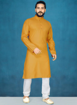 Musterd Poly Cotton Casual Wear Traditional Kurta Pajama