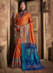 Mehendi Green Thread Weaving Designer Traditional Saree