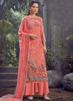 Gajari Designer Pure Viscose Velvet Party Wear Salwar Suit
