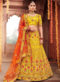 Heavy Designer Bridal Wedding Wear Silk Lehenga Choli