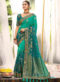 Blue Silk Zari Weaving Wedding Designer Saree