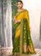 Rani Silk Zari Weaving Wedding Designer Saree