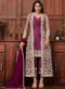 Excellent Rama Net Embroidered Work Designer Salwar Suit