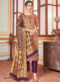 Red Banarasi Silk Zari Weaving Party Wear Churidar Suit