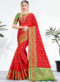 Excellent Green Banarasi Silk Zari Weaving Wedding Saree