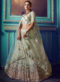 Designer Velvet Maroon Zari Work Wedding Lehenga Choli