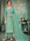 Party Wear Embroidered Work Designer Chanderi Silk Salwar Suit