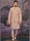 Miraamall Pista Green Silk Banarasi Festival Wear Art Embroidery Work Karta Pajama With Jacket