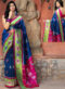 Pink Silk Thread Weaving Traditional Patola Saree
