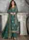Beautiful Wine Silk Embroidered Work Party Wear Salwar Suit