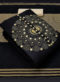Attractive Black Slub Cotton Embroidered Work Designer Salwar Suit