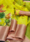 Lovely Pink Georgette Embroidered Work Party Wear Designer Saree