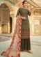 Elegant Black Slub Cotton Embroidered Work Designer Salwar Suit