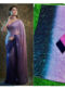 Glorious Hot Pink Crepe Sequence Work Bollywood Designer Saree