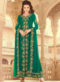 Green Embroidered Work Faux Georgette Designer Salwar Suit
