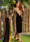 Eira Brown Velvet Embroidered And Stone Work Party Wear Salwar Suit