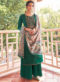 Amazing Brown Cotton Designer Embroidered Work Salwar Suit
