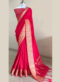 Wonderful Black Silk Zari Weaving Border Designer Saree