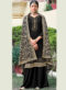 Excellent Black Pure Cotton Digital Print Casual Wear Palazzo Suit