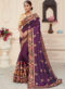 Vrindavan Yellow Silk Zari Weaving And Tassel Wedding Wear Saree