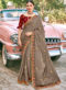 Black Silk Zari Weaving Designer Sangeet Saree