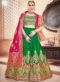 Black Designer Zari Weaving Banarasi Silk Wedding Lehenga Choli