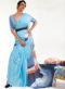 Pink Pure Modal Handloom Zari Weaving Designer Saree