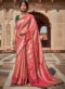 Yellow Heavy Zari Weaving Thread Work Wedding Designer Saree