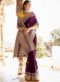 Yellow Heavy Zari Weaving Thread Work Wedding Designer Saree
