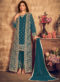 Maroon Net Jacket Style Embroidered Work Designer Salwar Kameez