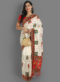 Red Soft Silk Embroidered Work Designer Wedding Saree