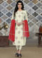 Awesome Wine Georgette Designer Embroidered Wrok Palazzo Suit