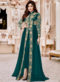 Shamita Shetty White Designer Embroidered Work Party Wear Georgette Anarkali Suit