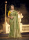 Peach Designer Zari Weaving Wedding Silk Saree