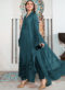 Amazing Grey Georgette Embroidered Work Designer Pakistani Suit